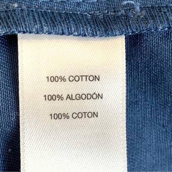 CHICO’S SILVER/BLUE/WHITE FOIL OMBRÉ COTTON JACKET. CHICO’S WOMEN’s SIZE 2 - Picture 9 of 9